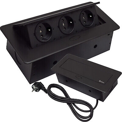 PODALJŠEK SKRIT V KUHINJSKI PULT 3 vtičnice 230V 1,9m za pulte in mize