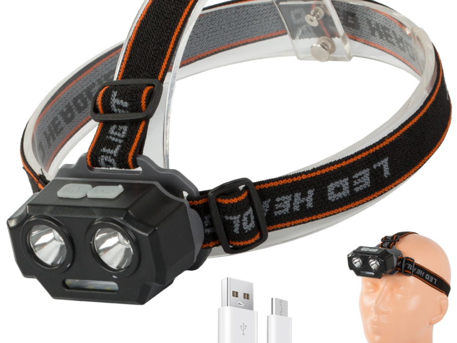 Naglavna svetilka led usb